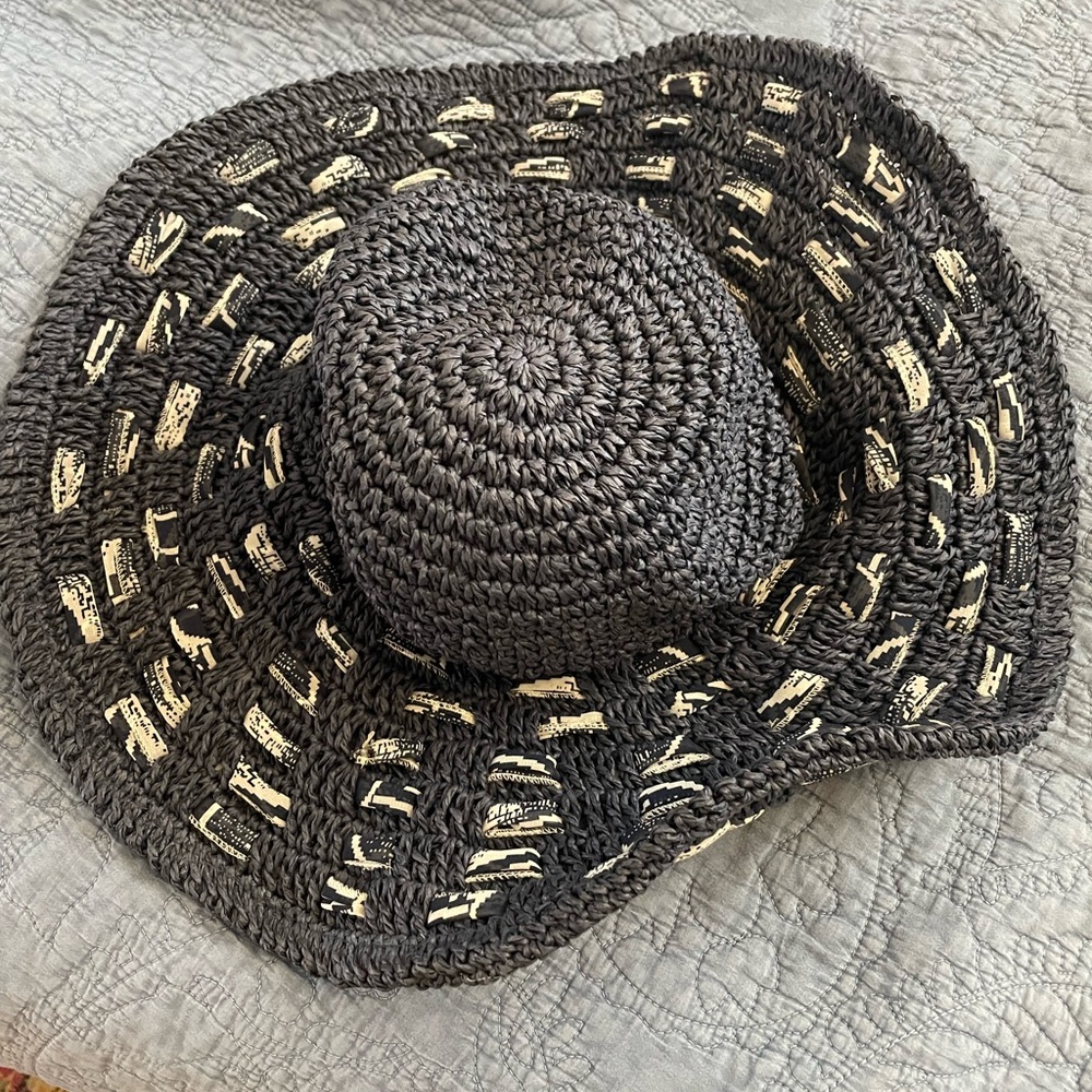 Anthropologie straw sunhat beach hat